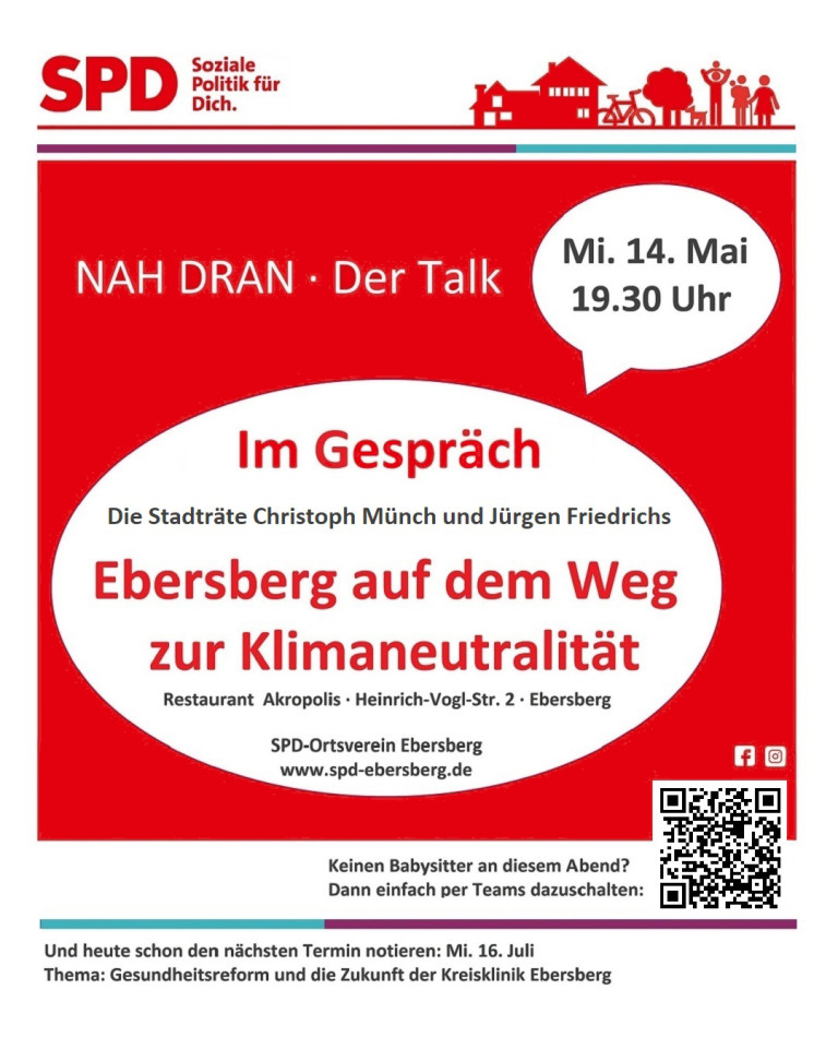 Der Talk - Ebersberg auf dem Weg zur Klimaneutralität
